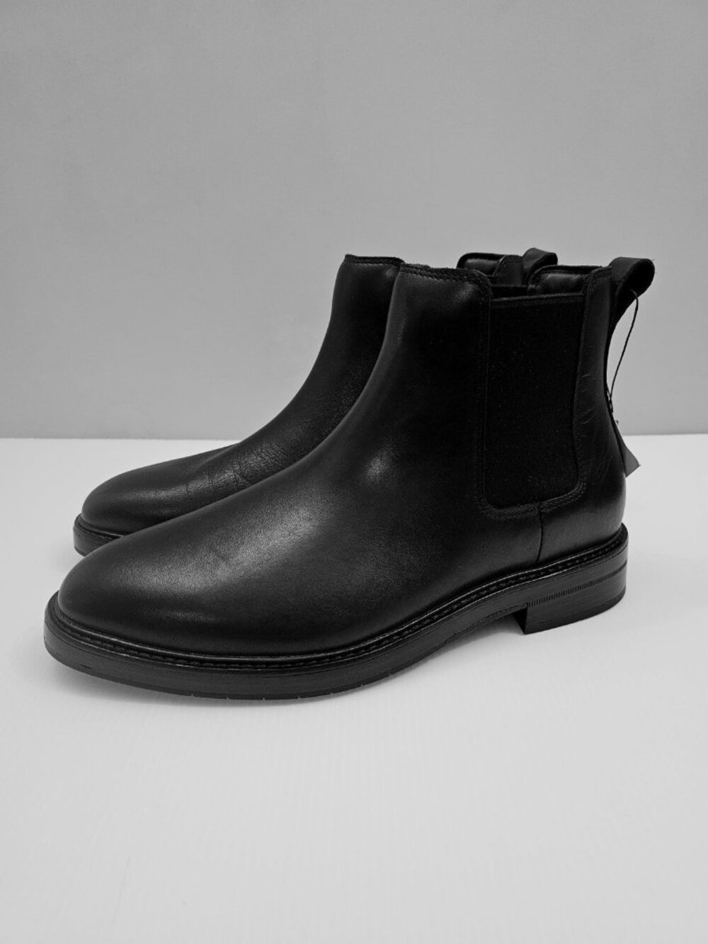Cole Haan Newmark Grand FlexCraft Chelsea Boots Mens 7.5 Black Leather Dress